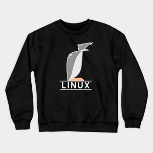 Linux Penguin Logo Crewneck Sweatshirt